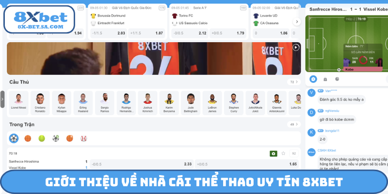 Giới thiệu về nhà cái thể thao uy tín 8XBET